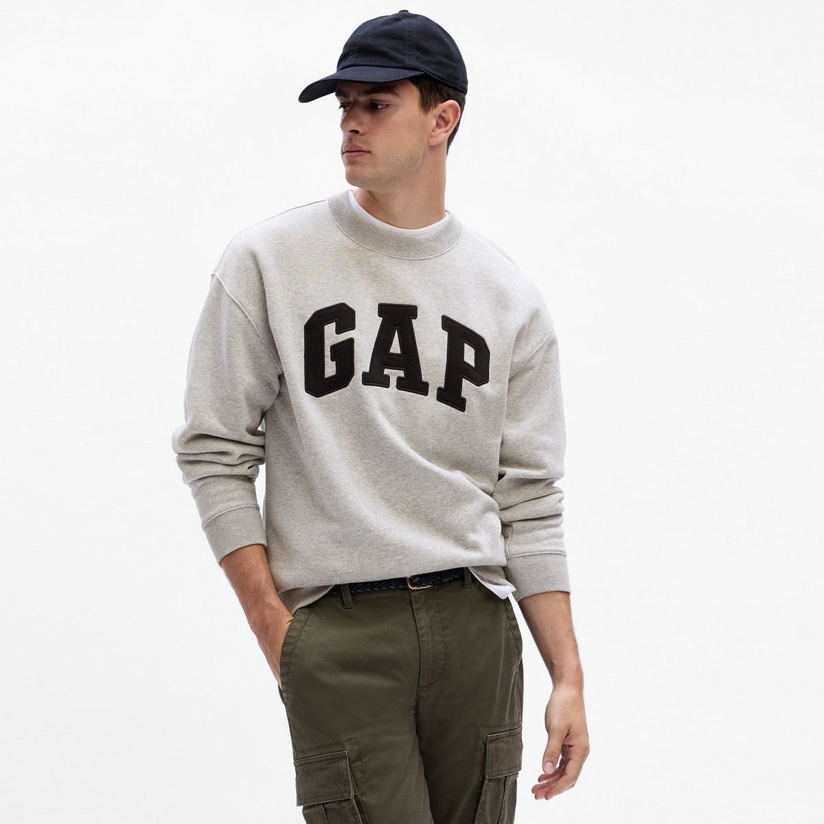 GAP - Buzo Hombre con Logo de Algodón GAP