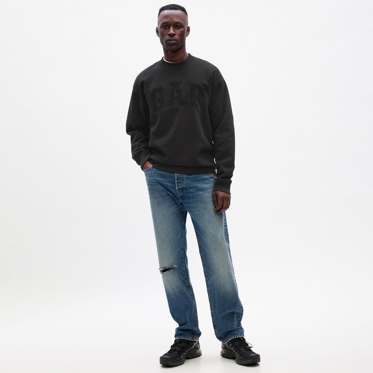 GAP - Buzo Hombre con Logo de Algodón GAP