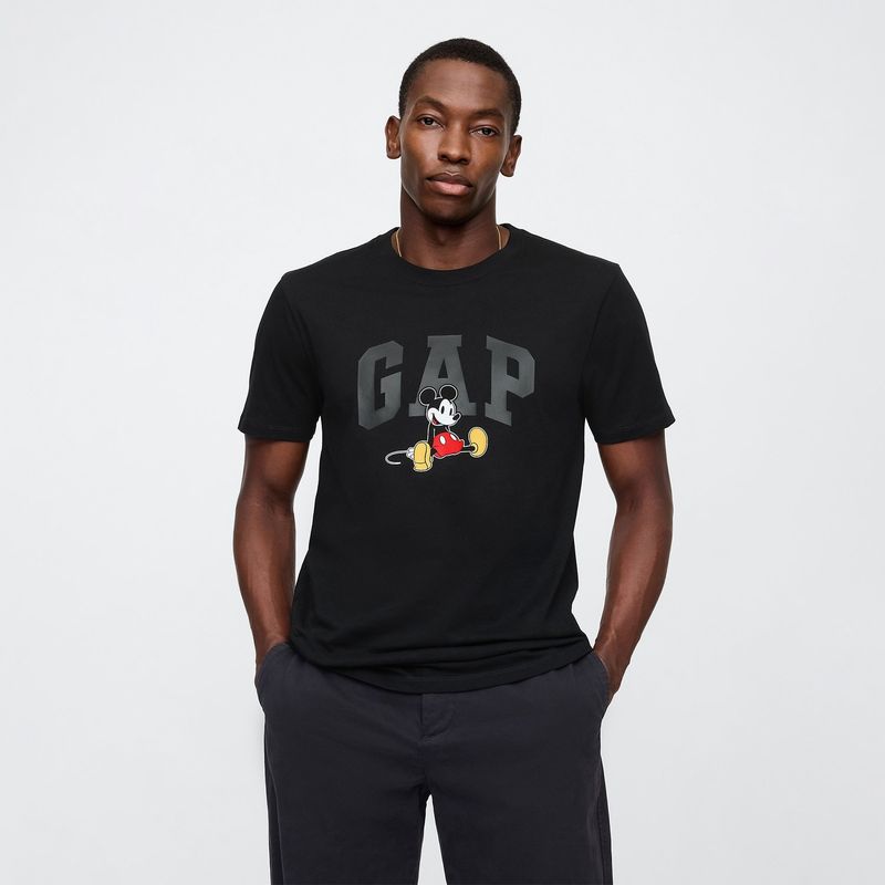GAP - Camiseta Hombre Manga corta con Estampado de Algodón GAP