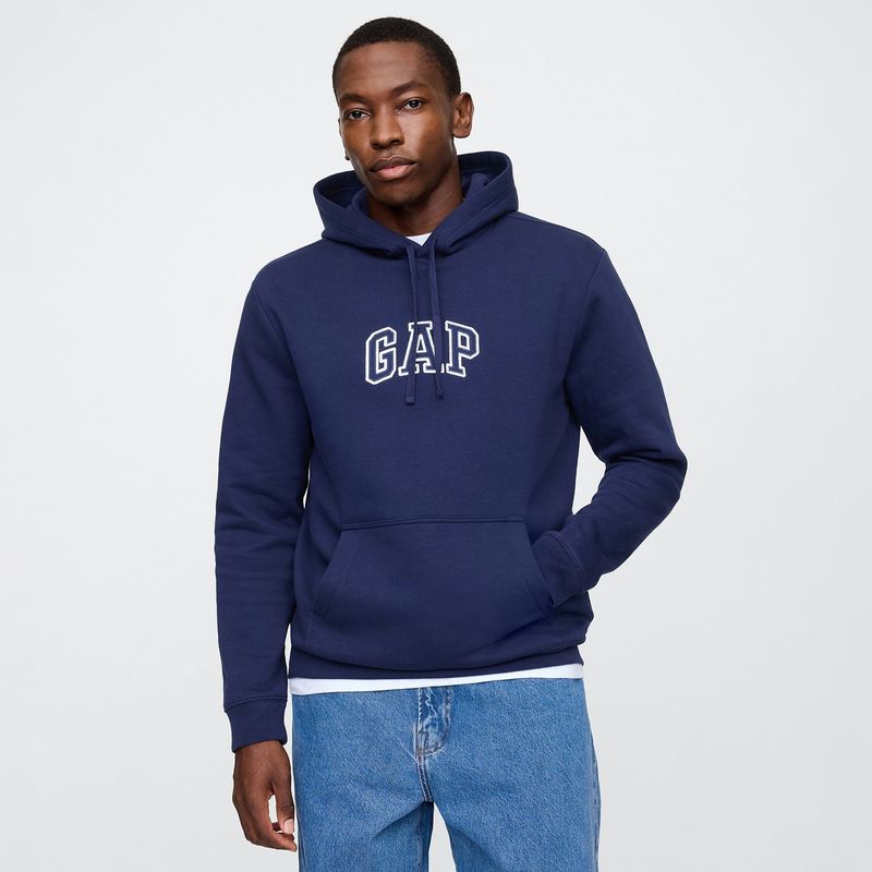 GAP - Hoodie Hombre con Logo de Algodón GAP