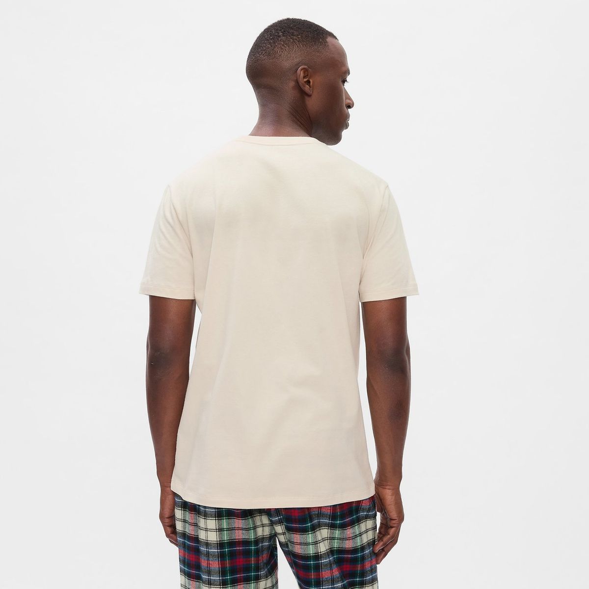 GAP - Camiseta Hombre Manga corta con Logo de Algodón GAP