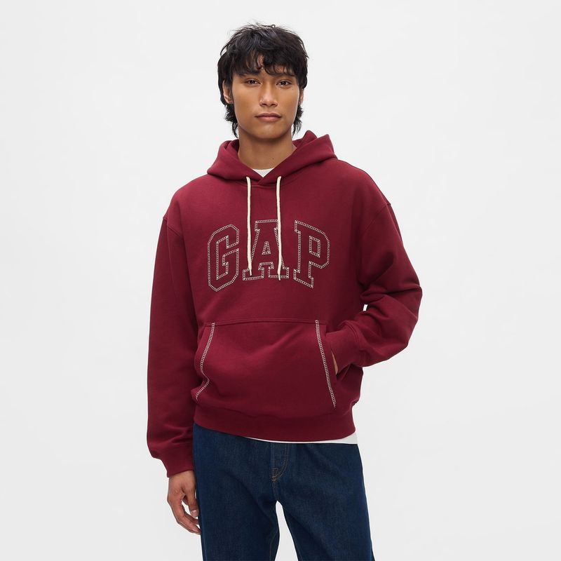 GAP - Hoodie Hombre con Logo de Algodón GAP