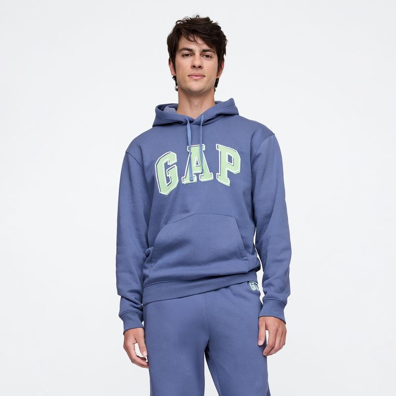 GAP - Hoodie Hombre con Logo de Algodón GAP