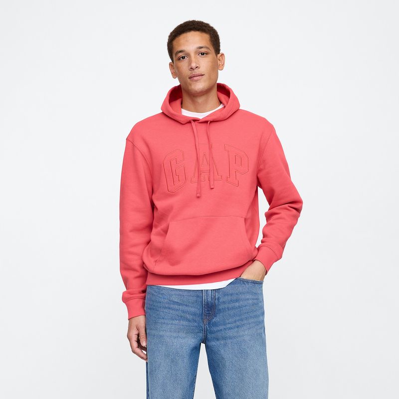 GAP - Hoodie Hombre con Logo de Algodón GAP