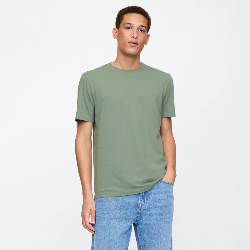 GAP - Camiseta Hombre Manga corta  de Algodón GAP