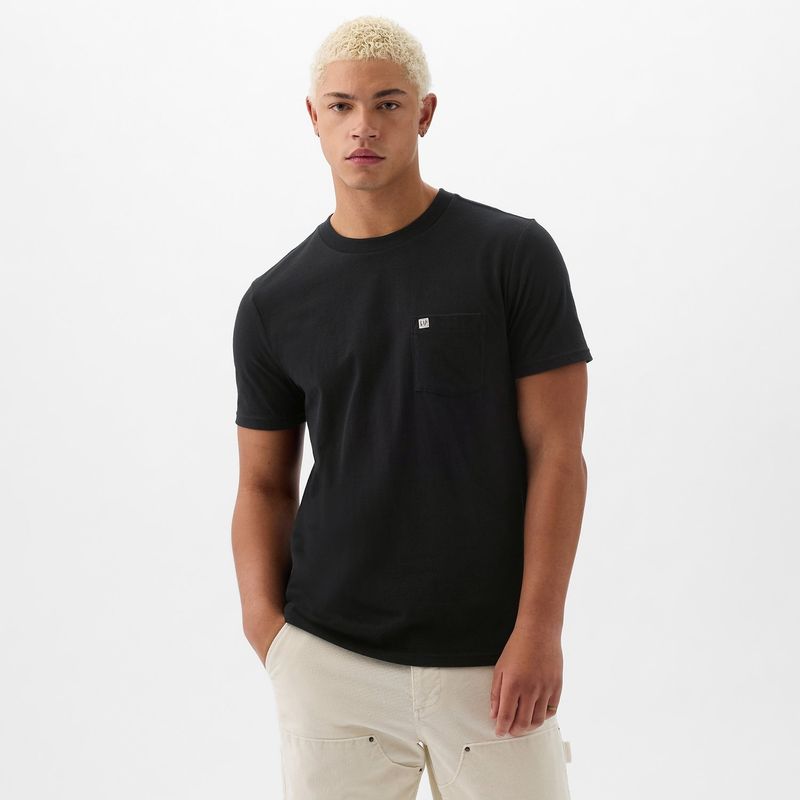 GAP - Camiseta Hombre Manga corta Slim fit de Algodón GAP