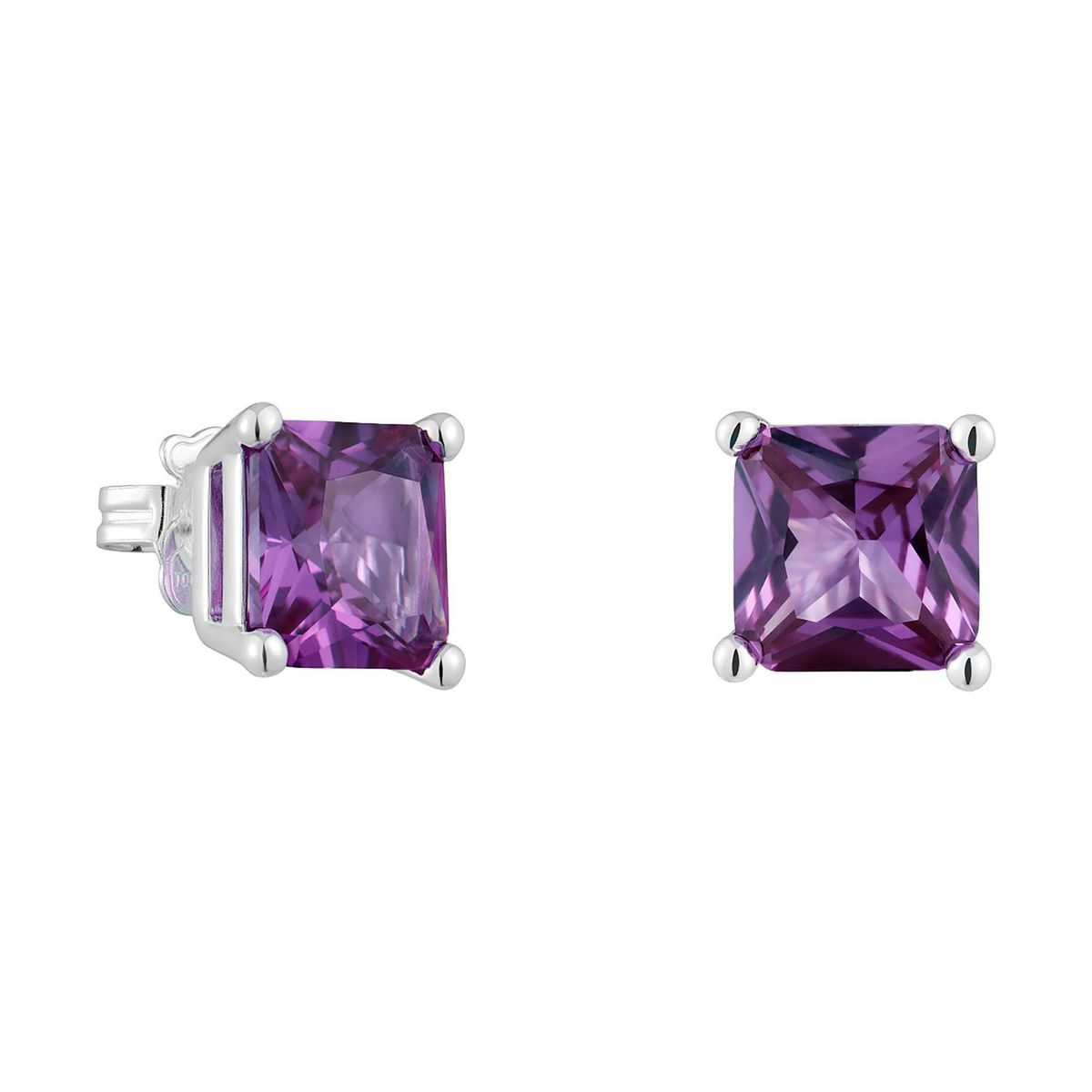 TOUS - Aretes de plata y zafiro Color Lab