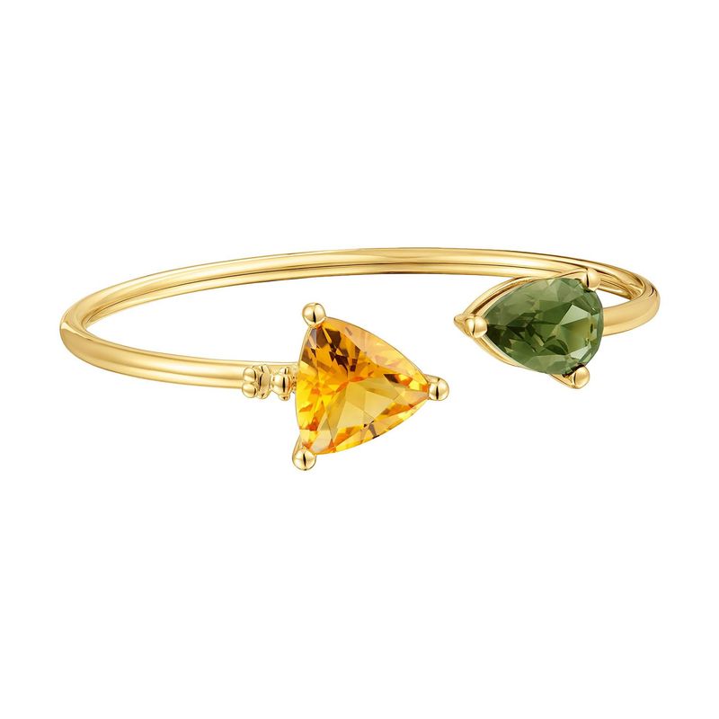 TOUS - Pulsera esclava baño de oro en plata