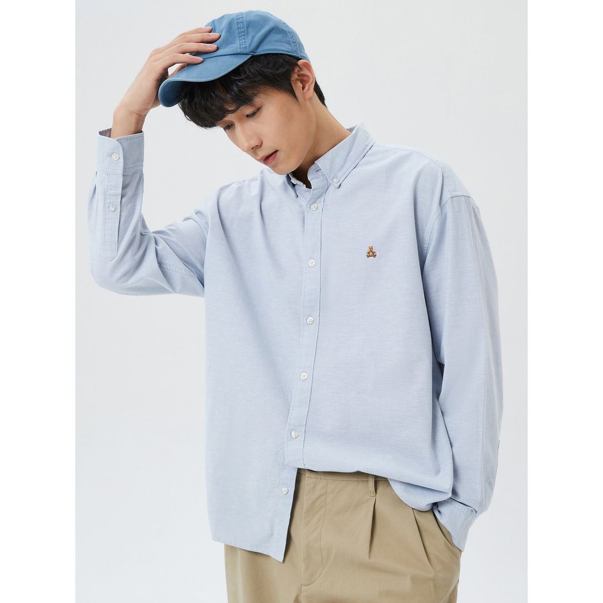GAP - Camisa Hombre Manga larga Oversize Gap