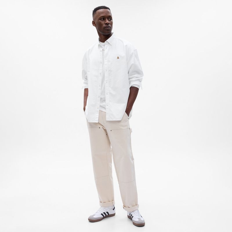 GAP - Camisa Hombre Manga larga Oversize Gap