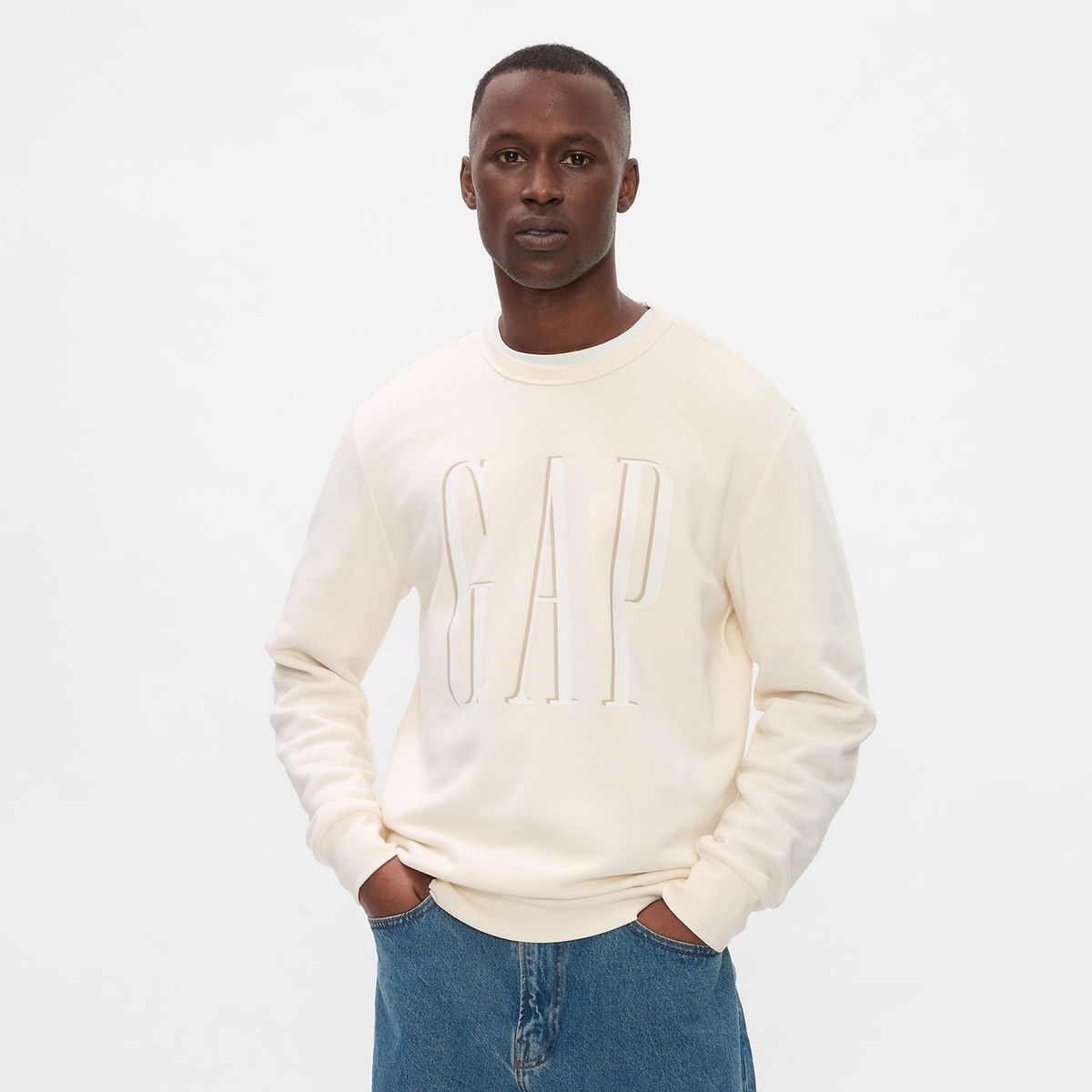 GAP - Buzo Hombre con Logo de Algodón GAP