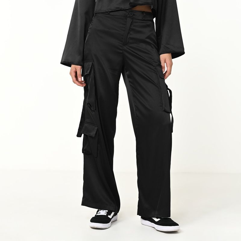 SYBILLA - Pantalón Wide leg Mujer Tiro medio Sybilla