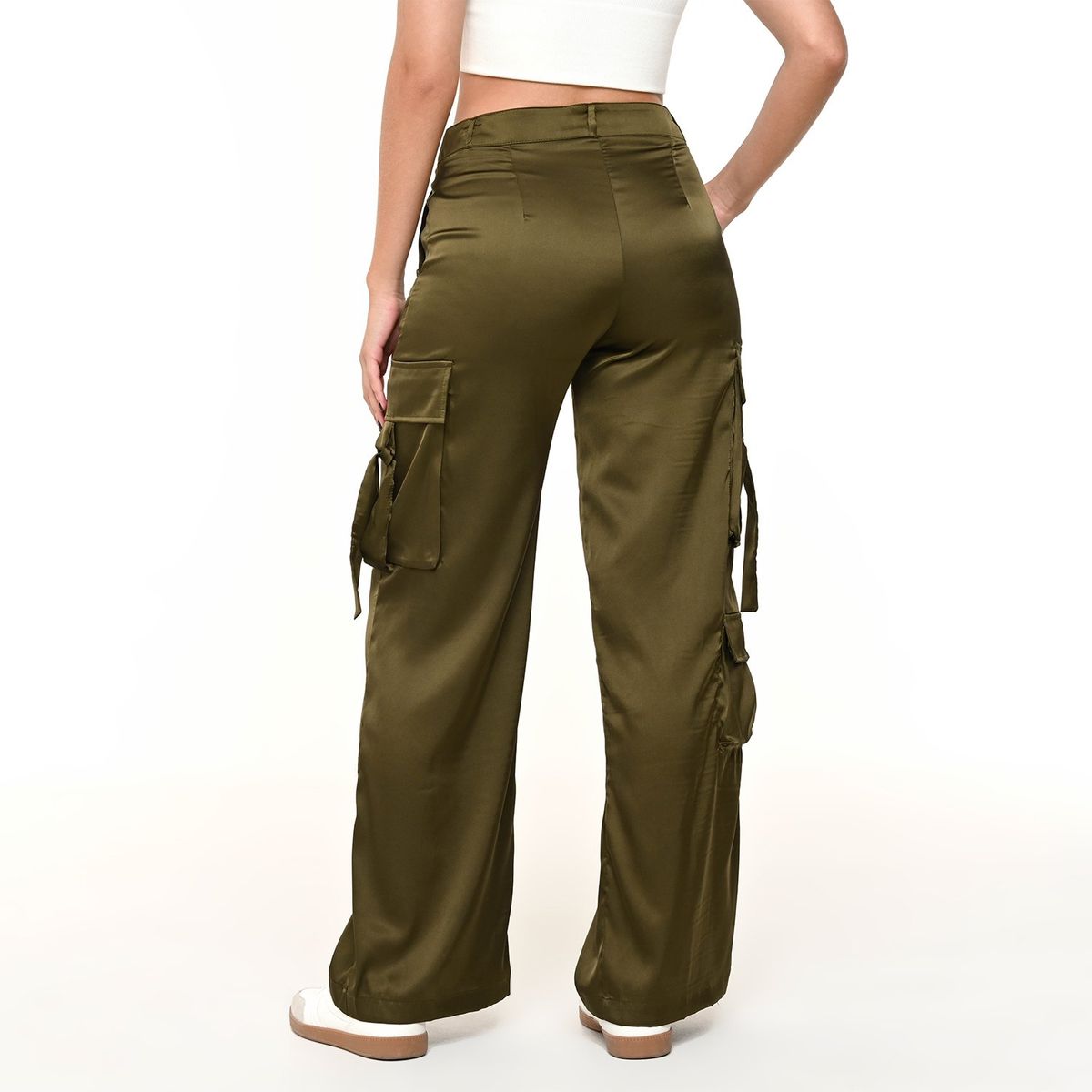 SYBILLA - Pantalón Wide leg Mujer Tiro medio Sybilla