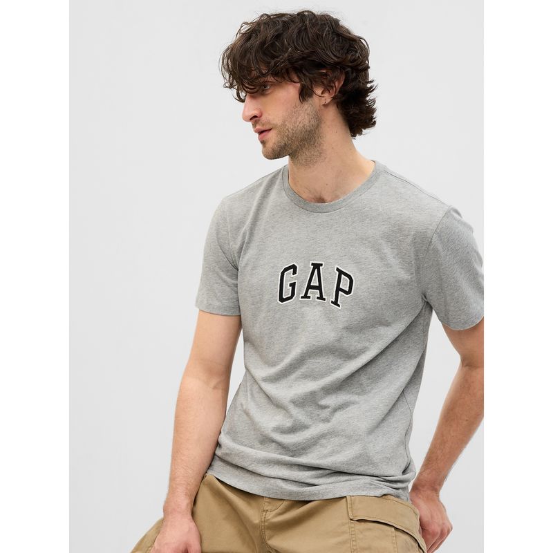 GAP - Camiseta Hombre Manga corta Logo de Algodón Gap