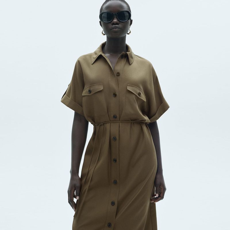 MANGO - Vestido Mujer Medio MANGO