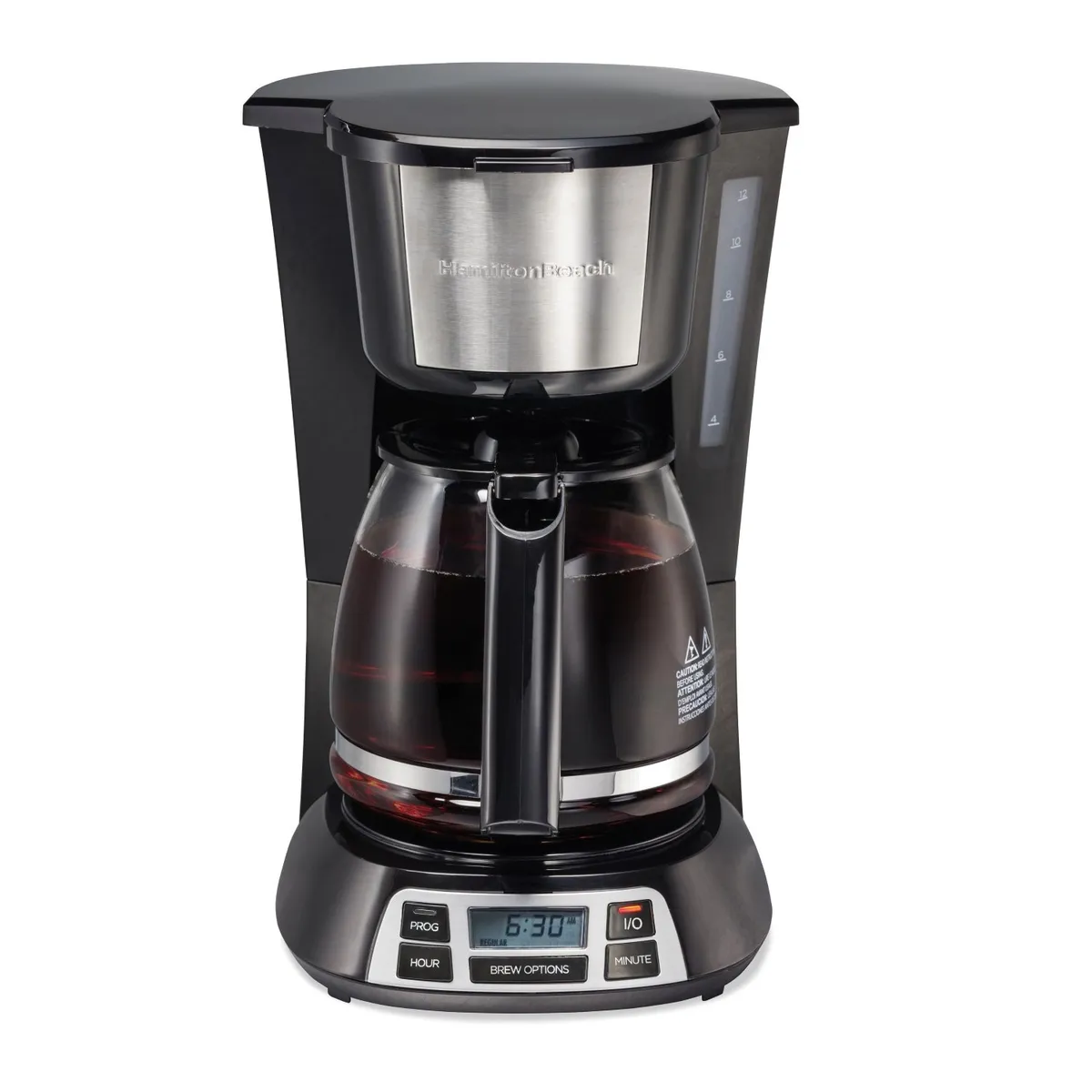 HAMILTON BEACH - Cafetera de Filtro Hamilton Beach 49630G 12 tazas con Encendido programable