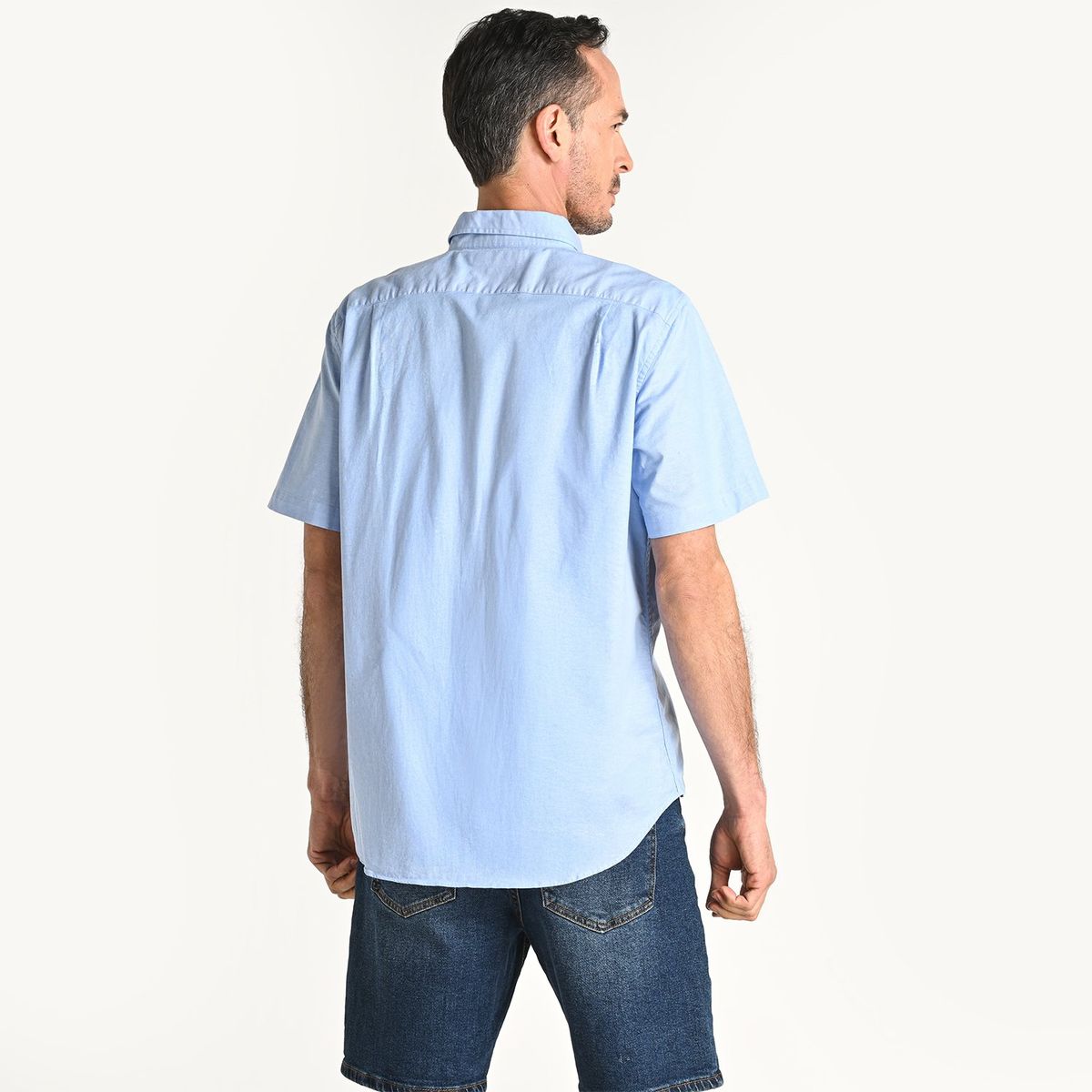 NAUTICA - Camisa Hombre Manga corta Recto de Algodón Nautica