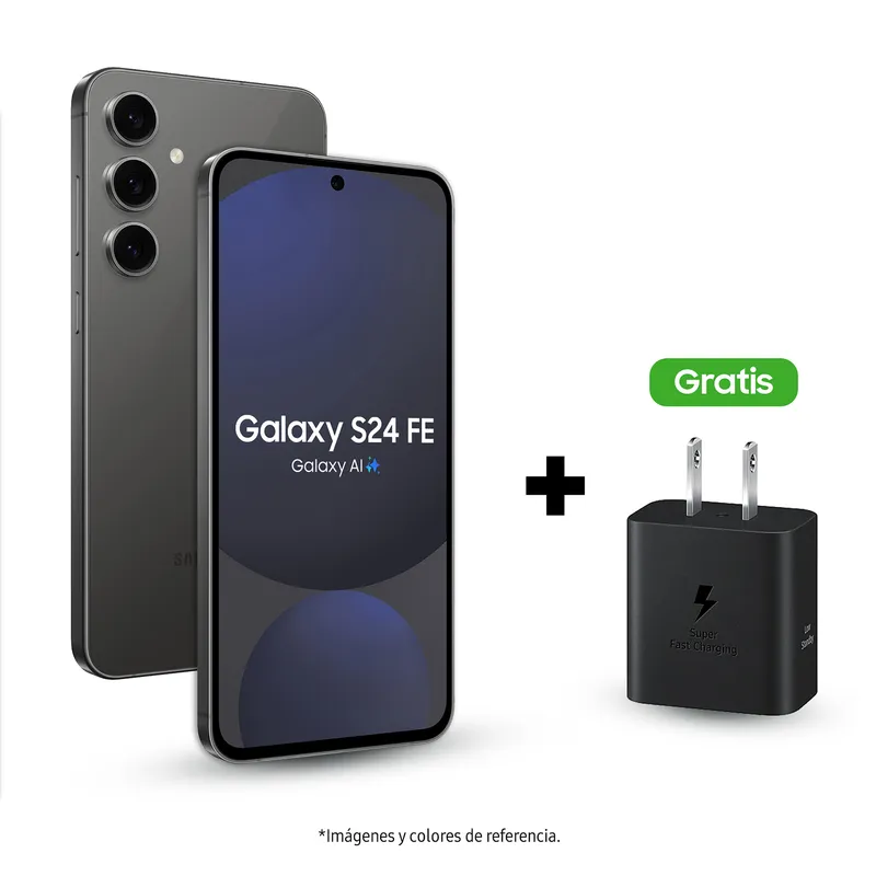 SAMSUNG - Celular | Galaxy S24 FE Negro | 5G | 128 GB | 8GB RAM