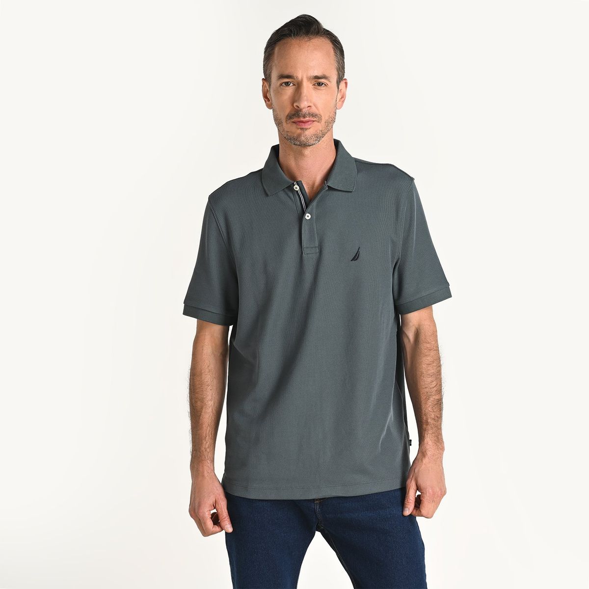 NAUTICA - Camiseta polo Hombre Manga corta de Algodón Nautica