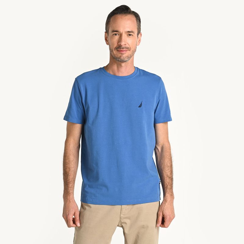 NAUTICA - Camiseta Hombre Manga corta de Algodón Nautica