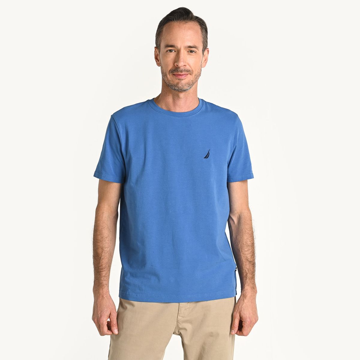 NAUTICA - Camiseta Hombre Manga corta de Algodón Nautica