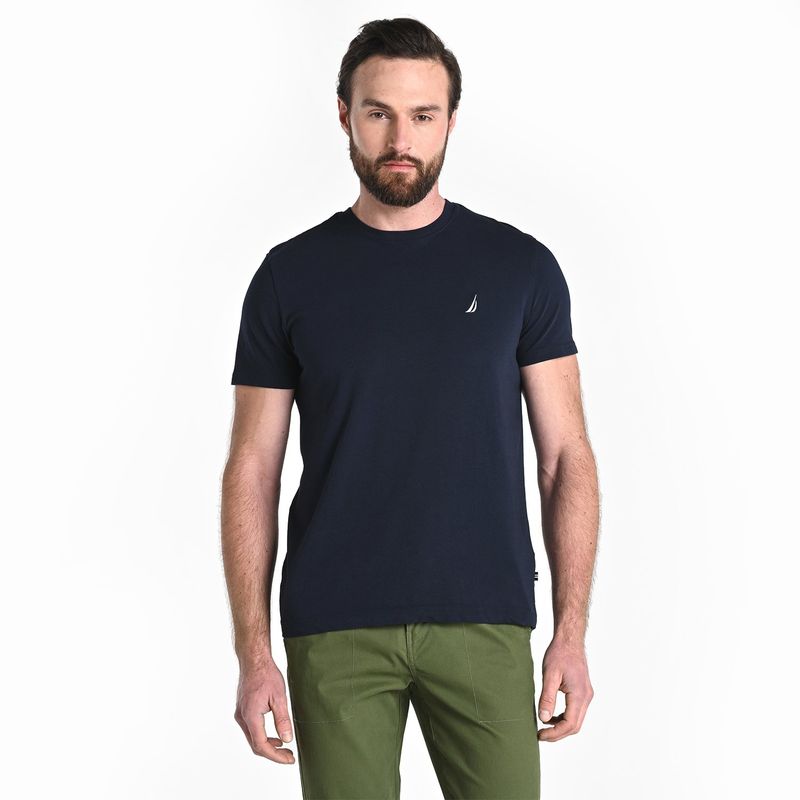 NAUTICA - Camiseta Hombre Manga corta de Algodón Nautica