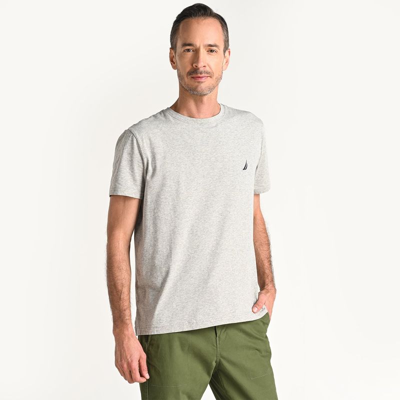 NAUTICA - Camiseta Hombre Manga corta de Algodón Nautica