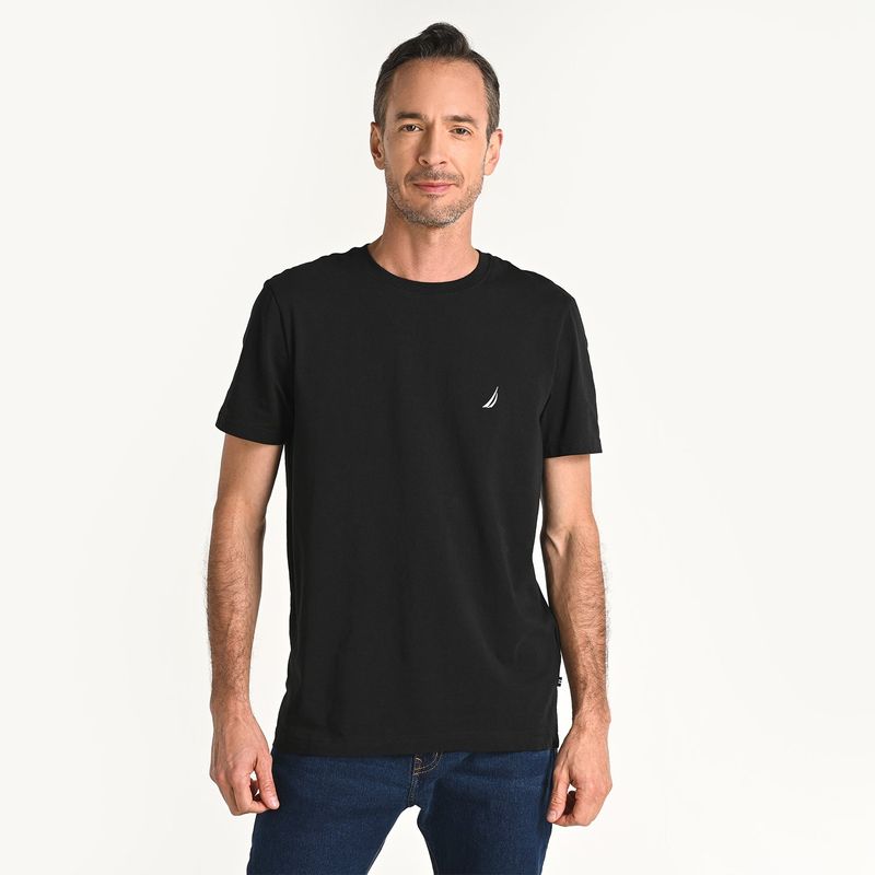 NAUTICA - Camiseta Hombre Manga corta de Algodón Nautica