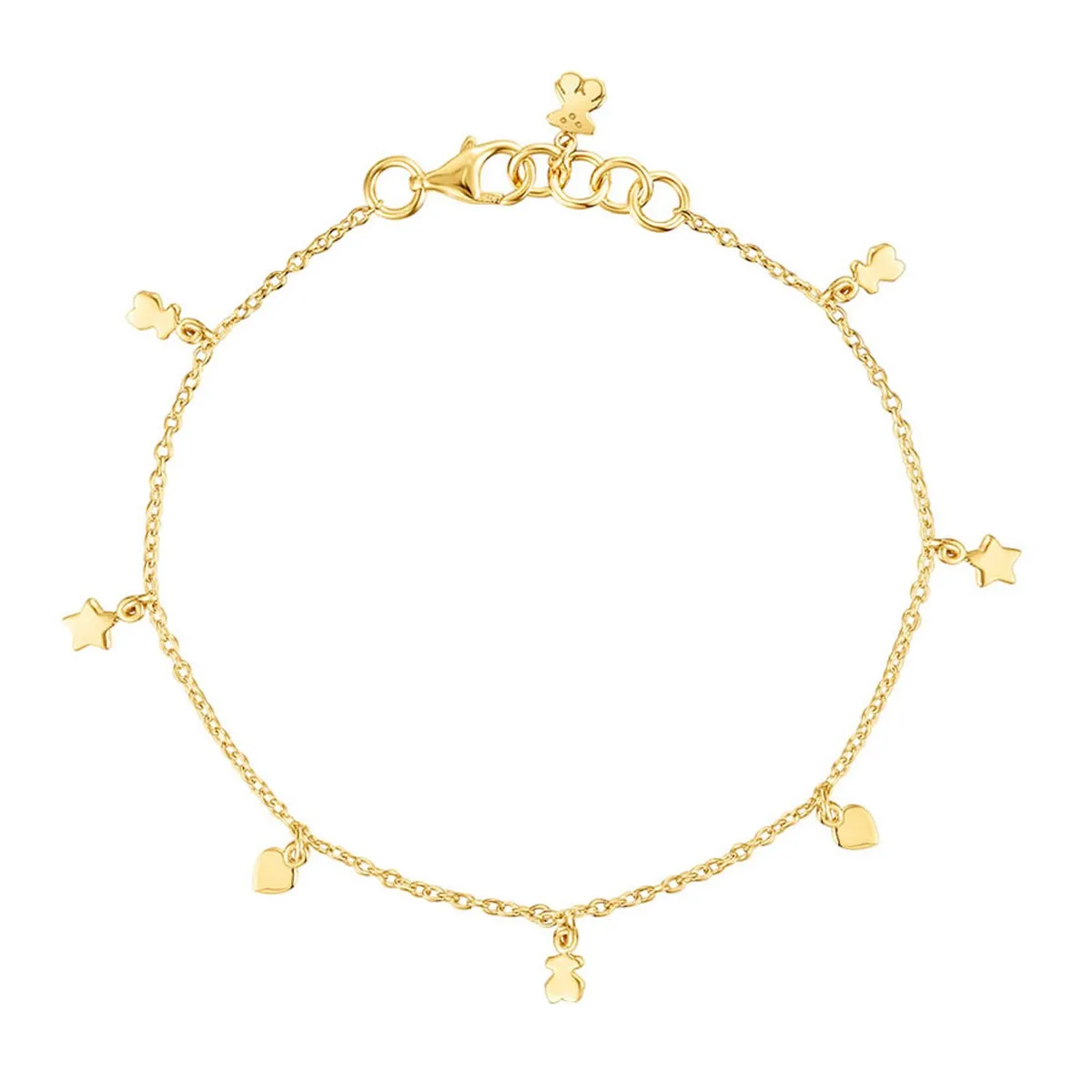 TOUS - Pulsera Cool Joy con baño de oro 18 kt sobre plata