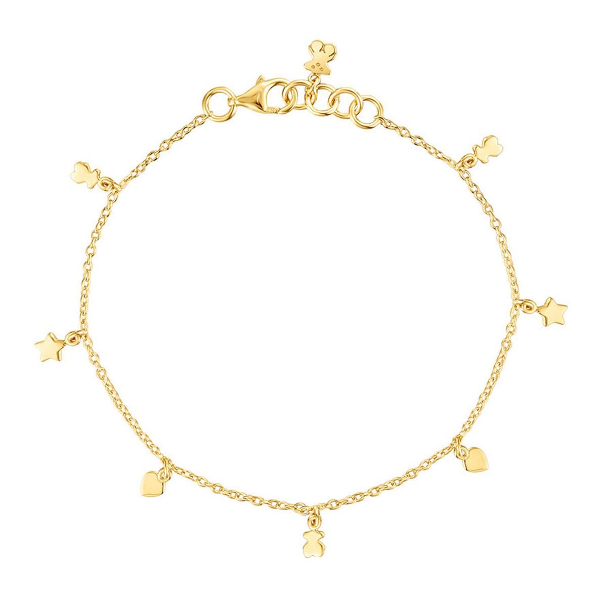TOUS - Pulsera Cool Joy con baño de oro 18 kt sobre plata