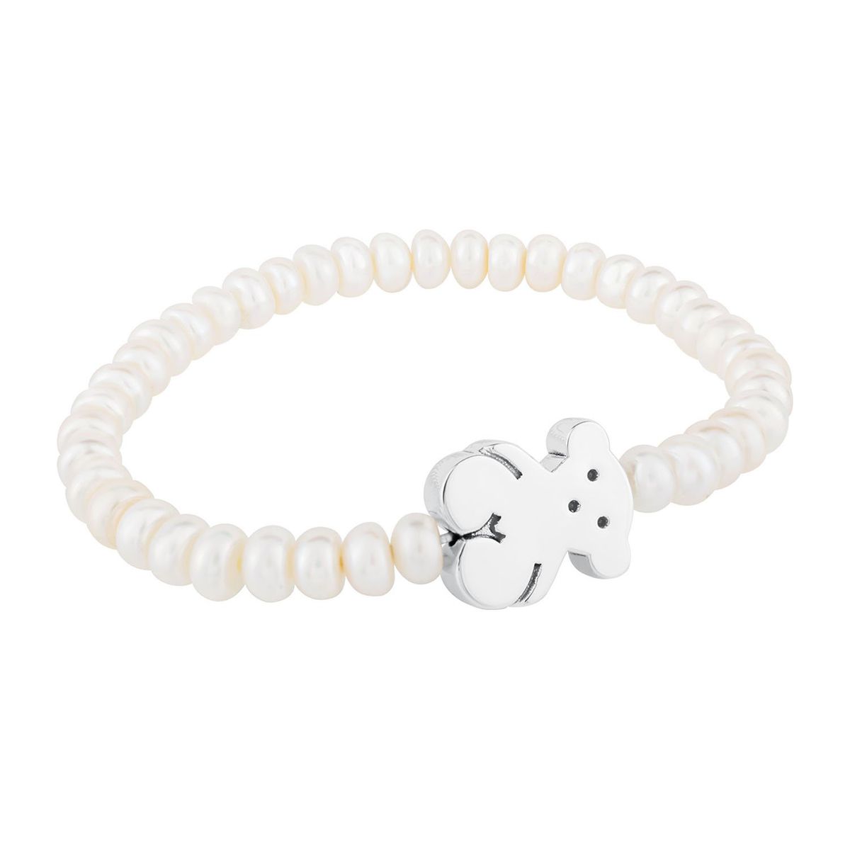 TOUS - Pulsera Sweet Dolls oso de perlas y plata