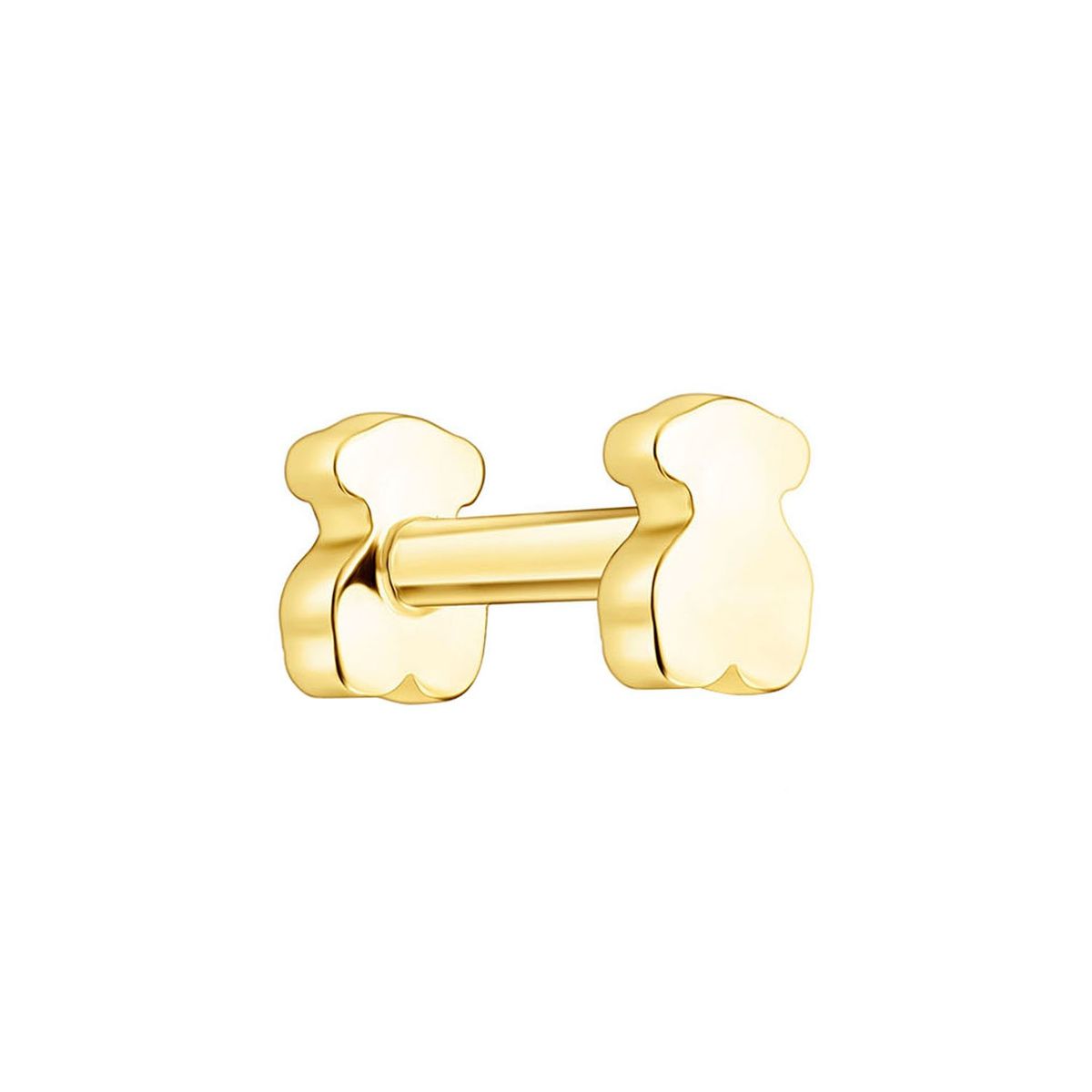 TOUS - Piercing de oreja TOUS Basics oso de oro
