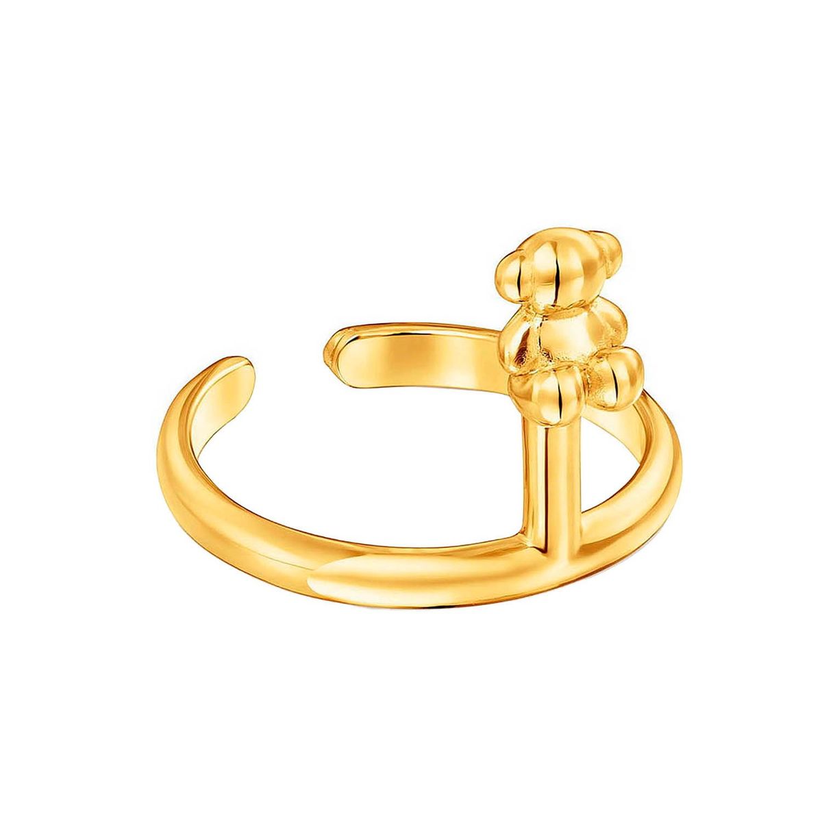 TOUS - Pack Claws ring bicolor con motivo oso y logo