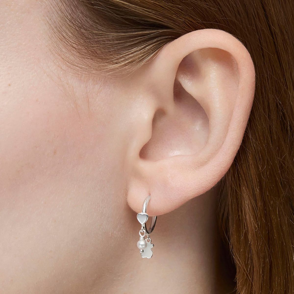 TOUS - Pendientes Cool Joy de plata y perlas