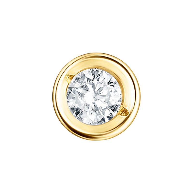 TOUS - Piercing de oreja TOUS Basics de oro y diamante