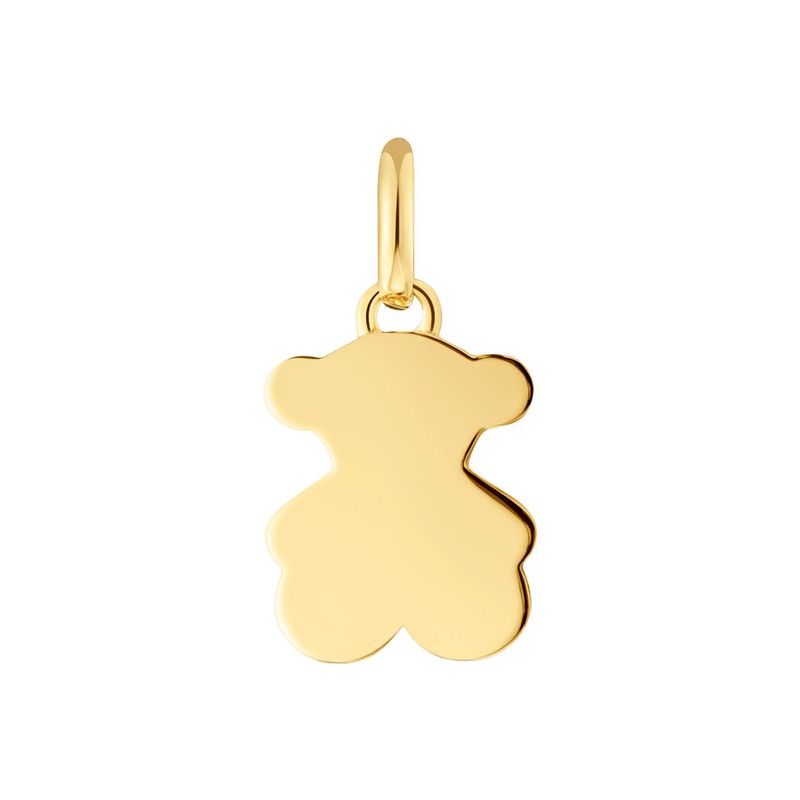 TOUS - Dije pequeño oso con baño de oro 18 kt sobre plata 12 mm Sweet Dolls