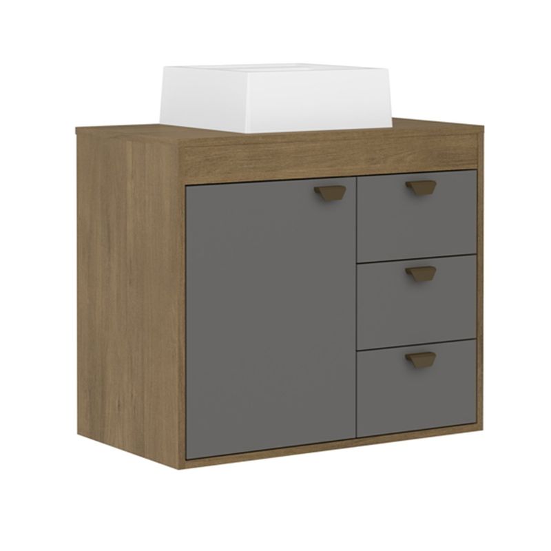 BERTOLINI - Mueble de baño Griselle de 70 cm en MDP Sin Lavamanos