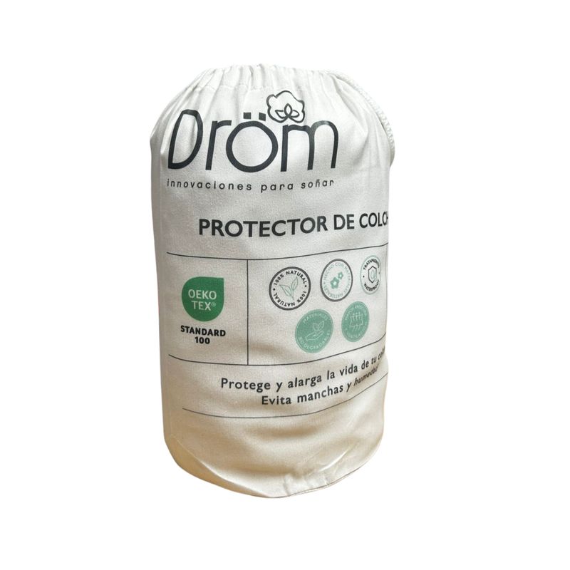 DROM - Protector de colchón TERRY Semidoble