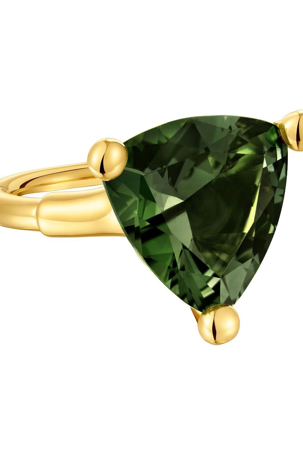TOUS - Anillo grande baño de oro 18 kt 8