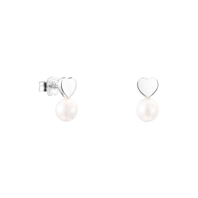 TOUS - Aretes grandes Icon Color con baño de oro 18 kt sobre plata y malaquita
