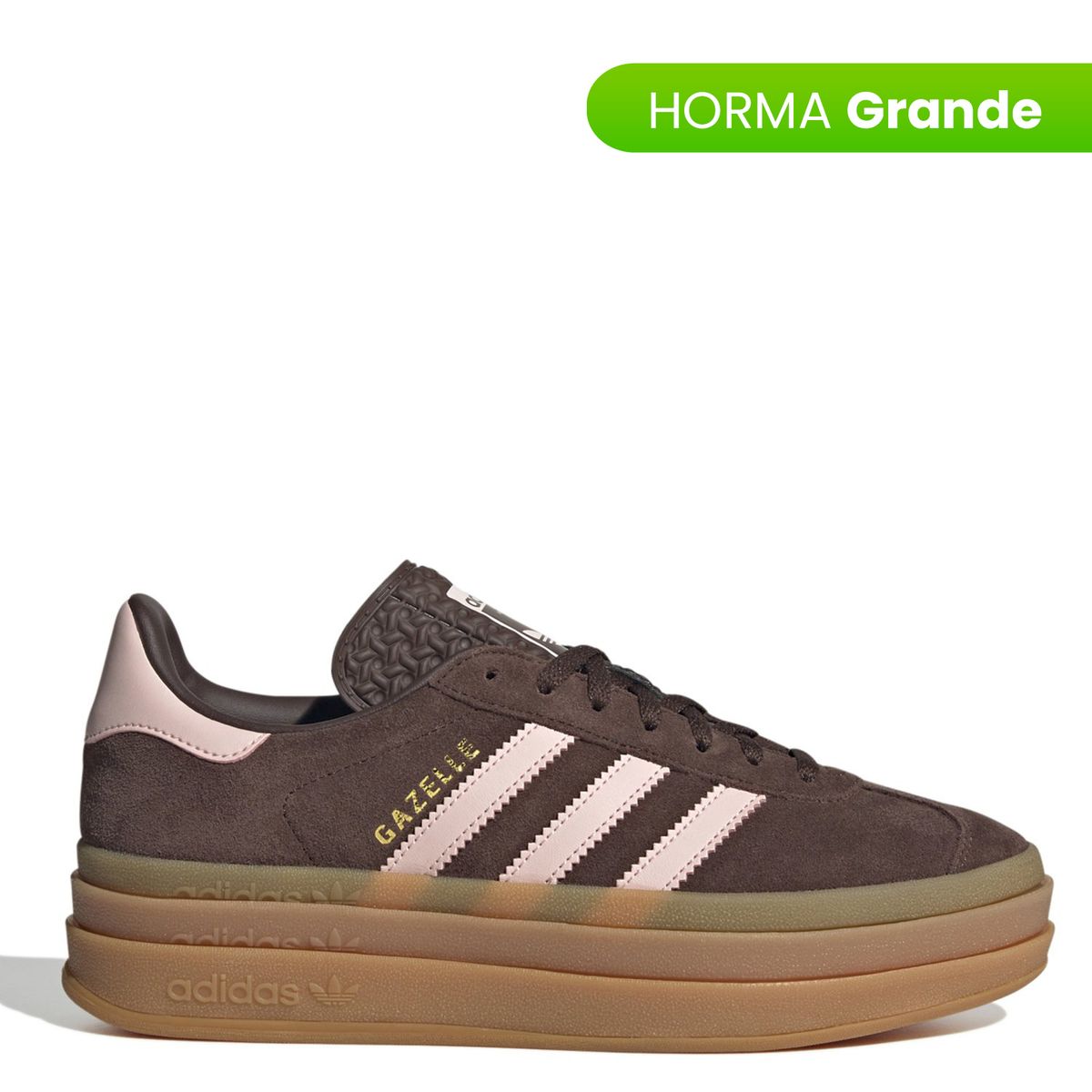 ADIDAS ORIGINALS - Tenis Adidas Originals Moda Gazelle Bold Mujer Horma Grande