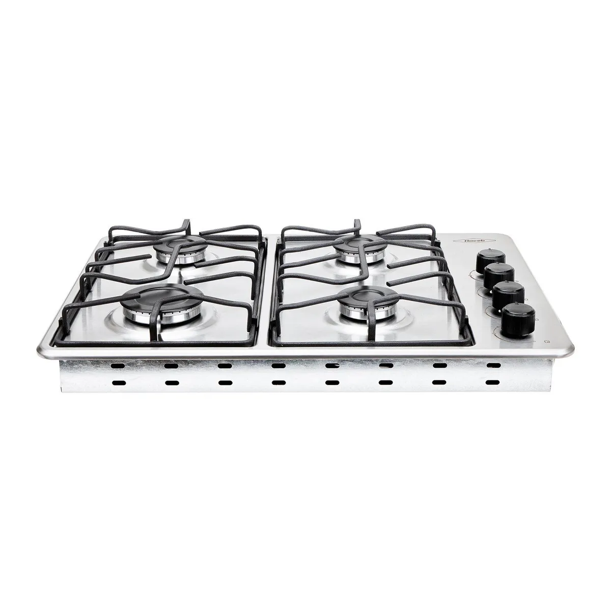 HACEB - Estufa de empotrar Haceb inox 60x43 cm platina a gas propano