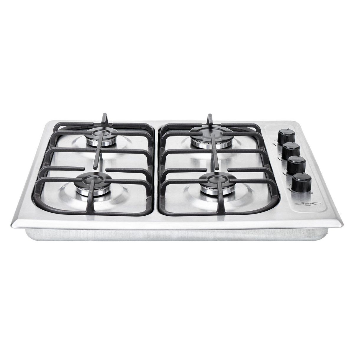 HACEB - Estufa de empotrar Haceb sesamo inox 60x51 cm hierro fundido a gas natural