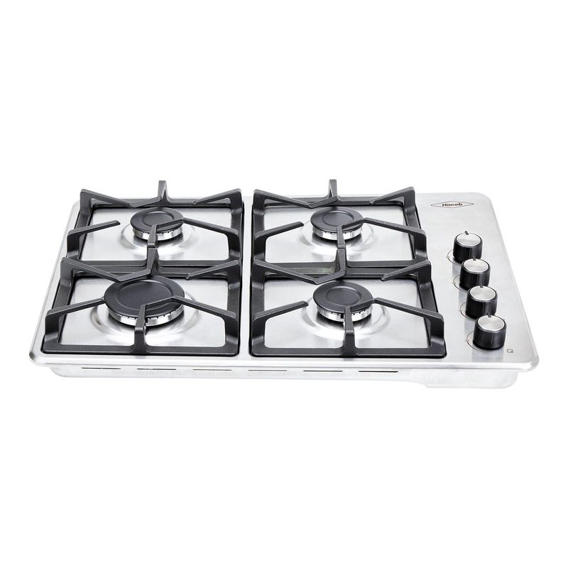 HACEB - Estufa de empotrar Haceb inox 60x43 cm hierro fundido a gas natural