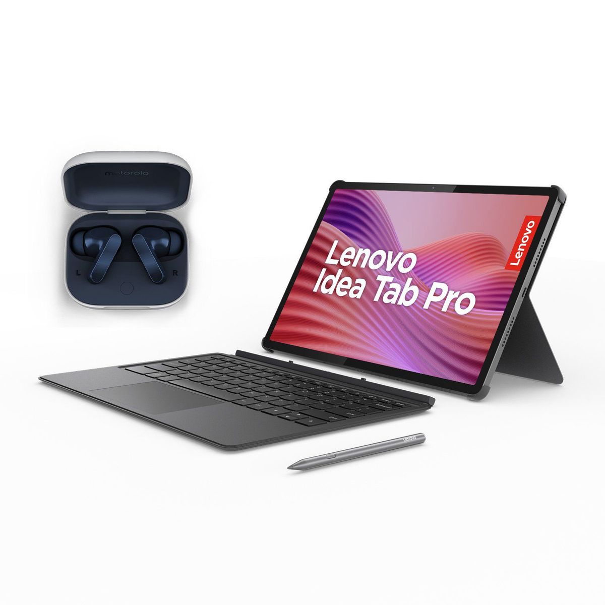 LENOVO - Tablet Lenovo Idea Tab Pro 256GB | Incluye Teclado, Lápiz y Aud| Pantalla 12.7 pulgadas | 8GB RAM | Camara Posterior 13MP | Camara Frontal 8MP