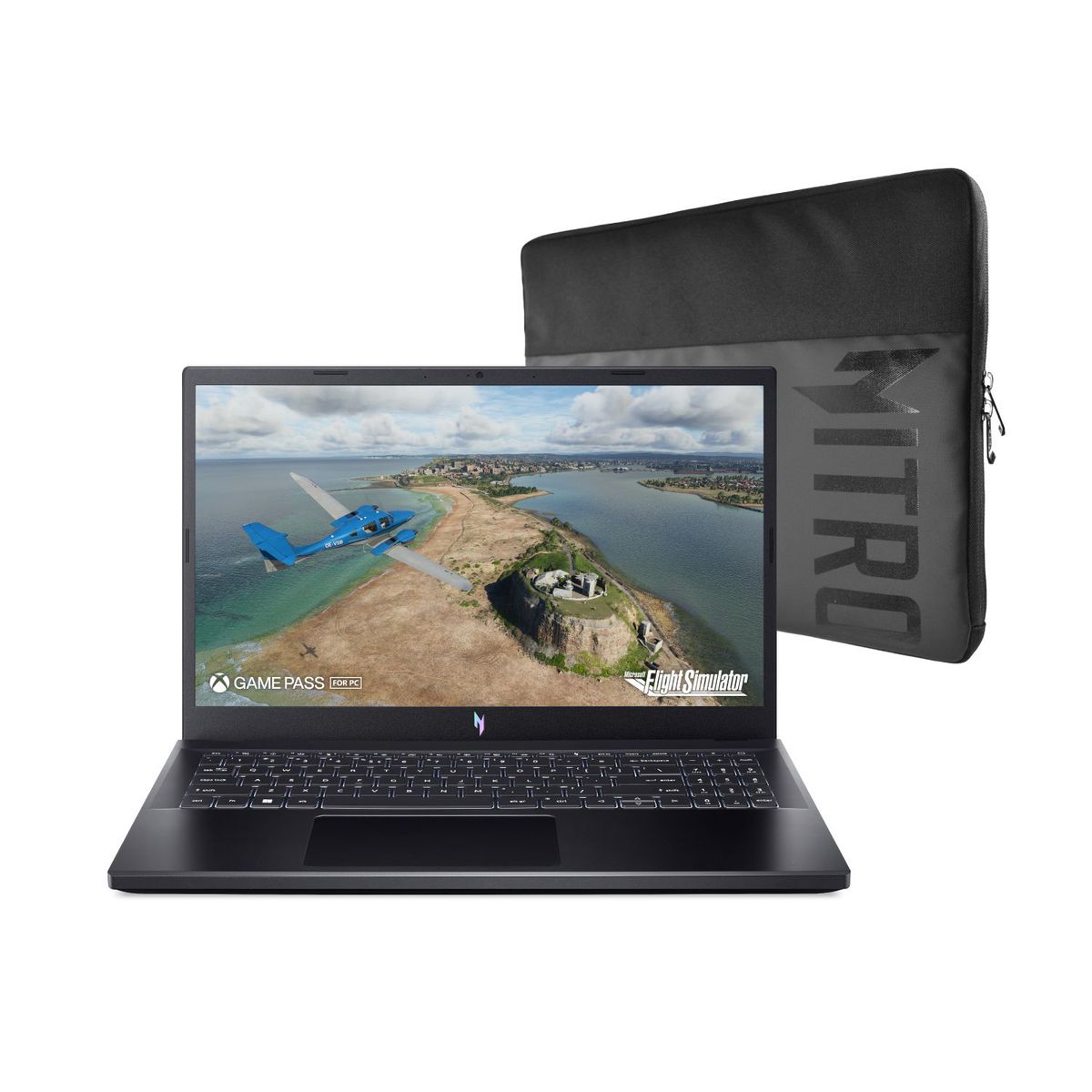 ACER - Portátil Gaming  Nitro | Intel Core i5 | 16GB de RAM | 512GB SSD de Almacenamiento | Windows 11 | Pantalla 15.6 pulgadas | ANV15-51-59D3 | Computador Gaming portátil