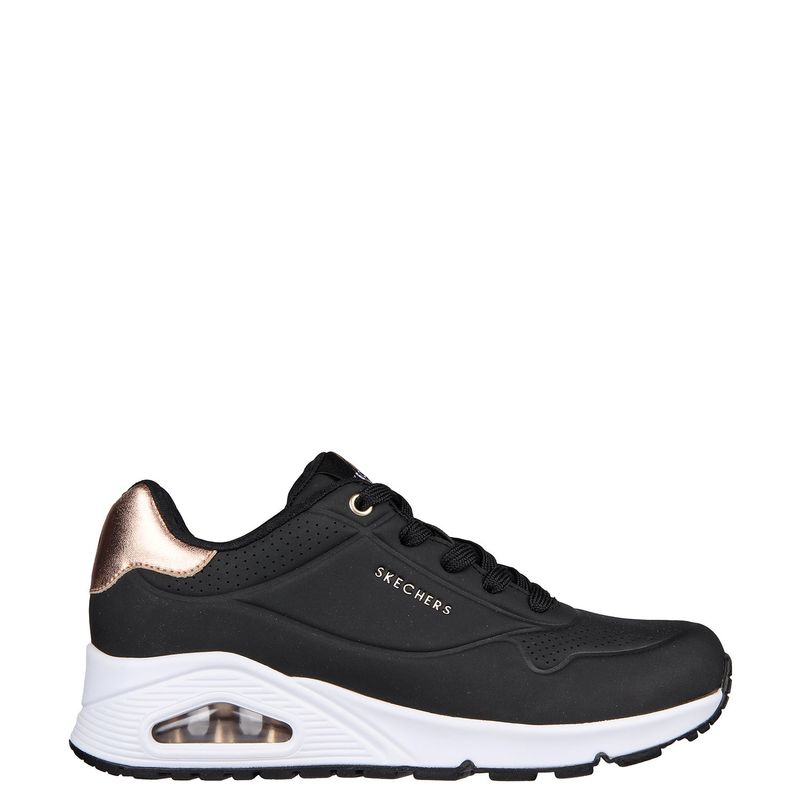 SKECHERS - Tenis Skechers Mujer Moda Uno Golden Air Negro