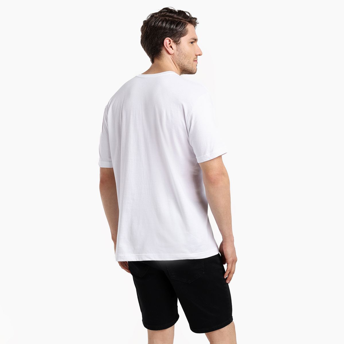 BEARCLIFF - Camiseta Hombre Manga corta con Estampado de Algodón Bearcliff