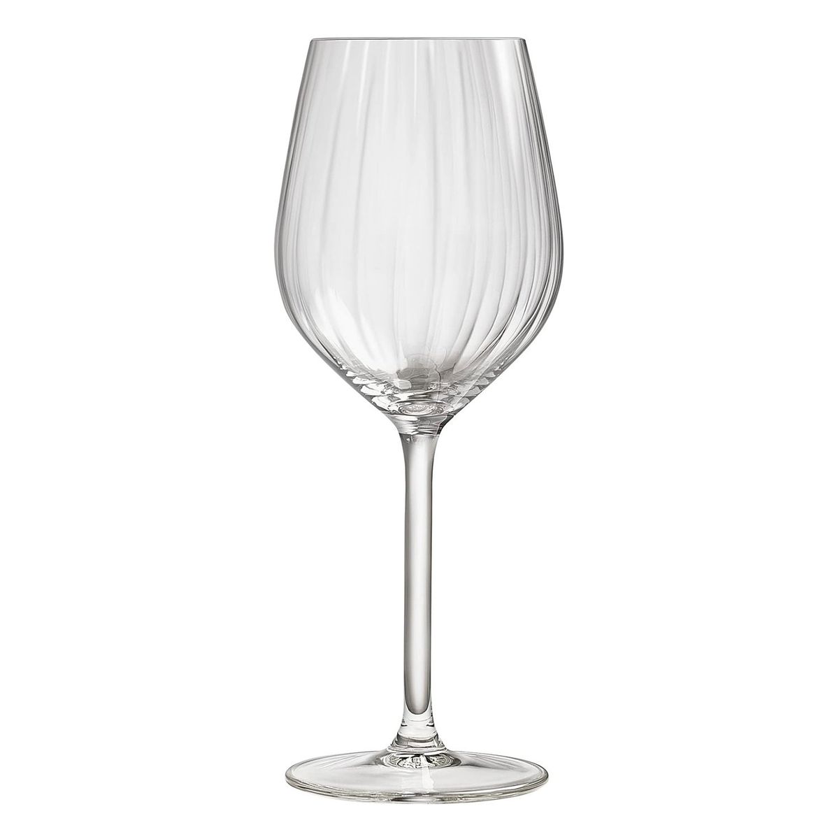 ROYAL LEERDAM - Setx4 Copas Vino Blc Plisse 12.75Oz