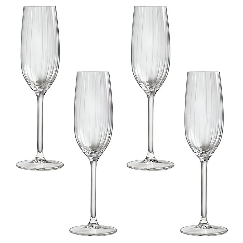 ROYAL LEERDAM - Setx4 Copas Champagne Plisse 7Oz